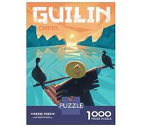 Puzzles De 1000 Pièces pour Adolescents Guilin, China Travel Puzzles pour Adolescents Vacances À La Maison Tuer Le Temps Stimuler Le Cerveau Amusant en Famille Et Soirée Jeux 70x50cm/1000pcs