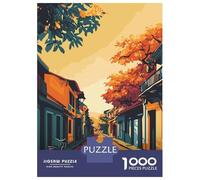 Puzzles De 1000 Pièces Pour Adolescents Hanoi Street Scene Puzzles Pour Adultes Vacances À La Maison Tuer Le Temps Entraîner Son Cerveau Et Ses Mains Cadeau D'anniversaire, Cadeaux De Voyage, 70x50cm/