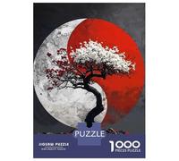Puzzles De 1000 Pièces pour Adolescents Harmony in Sakura Bloom Puzzle Adulte Anti-Stress, Jeu De Vitesse, Défi Éducatif 38x26cm/1000pcs