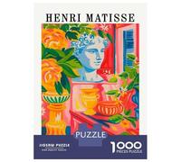 Puzzles De 1000 Pièces pour Adolescents Henri Matisse Still Life Painting Puzzle pour Adolescents Améliore La Mémoire Stimulant À Compléter Apprentissage Jouets Éducatifs 52x38cm/1000pcs