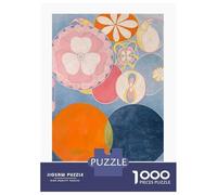 Puzzles De 1000 Pièces pour Adolescents Hilma AF Klint The Ten Largest No.2 Puzzles pour Adolescents, Jeu De Réflexion Amusant Et Humoristique, Cadeau d'anniversaire Unique 70x50cm/1000pcs
