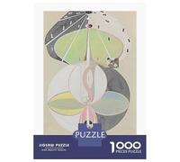 Puzzles De 1000 Pièces pour Adolescents Hilma AF Klint Tree of Knowledge Puzzles pour Adultes, Jouets, Décoration Murale, Cadeaux Uniques pour Femmes, Anniversaires Et Présents 52x38cm/1000pcs