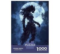Puzzles De 1000 Pièces pour Adolescents Howl of The Moonlit Huntress Puzzle Jeux Relaxants Cadeaux pour Femmes Cadeaux De Noël Et d'anniversaire 70x50cm/1000pcs