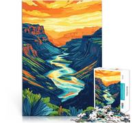 Puzzles de 1000 pièces pour Adolescents Illustrations des Canyons de l'Oregon Jeux éducatifs Une œuvre d'art 52x38cm