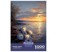 Puzzles De 1000 Pièces pour Adolescents Impressionist Inspired Persistence of Memory Puzzles pour Adultes Jeux Amusants Décoration Parfaite pour Un Anniversaire, Noël 70x50cm/1000pcs