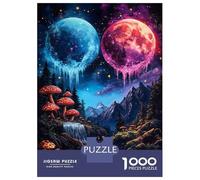 Puzzles De 1000 Pièces pour Adolescents Impressionist Inspired Sunflower Field and Countryside Puzzle Jeux Relaxants Cadeaux pour Femmes Cadeaux De Noël Et d'anniversaire 70x50cm/1000pcs