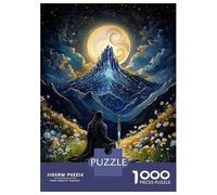 Puzzles De 1000 Pièces pour Adolescents Into The Abyss Surreal Lone Boatman Puzzle pour Adultes Jouet Décoration Murale Défi Difficile À Compléter 70x50cm/1000pcs