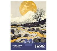 Puzzles De 1000 Pièces pour Adolescents Japan Golden Landscape Puzzle Jeux Relaxants Cadeau d'anniversaire Cadeaux Anti-Stress 38x26cm/1000pcs