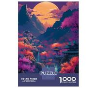 Puzzles De 1000 Pièces pour Adolescents Japanese Fantasy 05 Puzzles pour Adultes Jeux Relaxants Décoration Intérieure pour Anniversaire, Noël 52x38cm/1000pcs