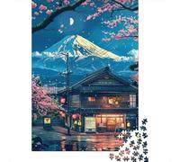 Puzzles De 1000 Pièces pour Adolescents Japanese Night Market Scene Puzzles pour Adolescents Jeux Relaxants pour S'amuser en Famille Offrez-Leur Un Cadeau 52x38cm/1000pcs