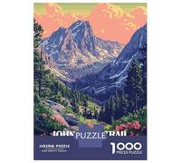 Puzzles De 1000 Pièces pour Adolescents John Muir Trail USA Landscape Puzzles pour Adultes : Améliore La Mémoire, Défi Éducatif, Cadeau Anti-Stress 38x26cm/1000pcs