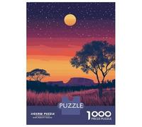 Puzzles De 1000 Pièces pour Adolescents Kakadu National Park Sunset Puzzle pour Adultes Jeu Manuel D'assemblage De Motifs pour Anniversaire, Noël 52x38cm/1000pcs
