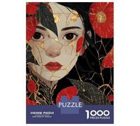 Puzzles De 1000 Pièces pour Adolescents Kintsugi-Style Face Puzzle pour Adultes Relax Games Hand Speed Race Offre Cadeaux pour Toute La Famille 70x50cm/1000pcs