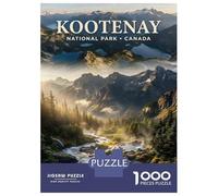 Puzzles De 1000 Pièces Pour Adolescents Kootenay National Park Canada Landscape Puzzles Pour Adolescents Vacances À La Maison Tuer Le Temps Stimuler Le Cerveau Amusant En Famille Et Soirée Jeux 38x26c