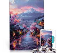 Puzzles de 1000 pièces pour Adolescents la beauté majestueuse du Fuji Jeu Stimulant Offrir en Cadeau à Toute la Famille 38x26cm