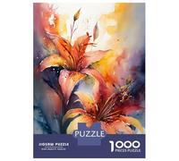 Puzzles De 1000 Pièces pour Adolescents Lady in Red Fall Puzzle pour Adultes Jeu Manuel Amusant Et Humoristique Aide À Exercer Le Cerveau 52x38cm/1000pcs