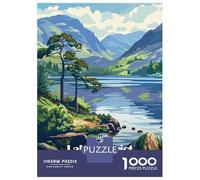 Puzzles De 1000 Pièces pour Adolescents Lake District National Park Casse-têtes pour Adultes, Jeu De Réflexion, Difficile, Amusant, Activités À La Maison 70x50cm/1000pcs