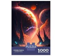 Puzzles De 1000 Pièces pour Adolescents Lake of Planets Landscape Puzzle À Monter Soi-même, Jouets pour S'amuser en Famille, Cadeau d'anniversaire Ou De Noël 38x26cm/1000pcs
