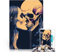 Puzzles de 1000 pièces pour Adolescents l'amour est Mort Jouet éducatif intellectuel décompressant Interaction Parent-Enfant 50x70cm