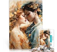 Puzzles de 1000 pièces pour Adolescents L'anticipation de l'hiver Soulagement du Stress avec Affiche et Feuille de Questions correspondantes 75x50cm