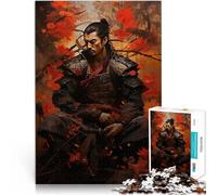 Puzzles de 1000 pièces pour Adolescents l'art du samouraï Jouet éducatif d'apprentissage Cadeaux du Père Noël Secret 75x50cm