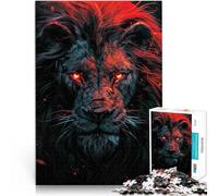 Puzzles de 1000 pièces pour Adolescents Le Diable du Roi Lion Jeu Familial Anti-Stress Défi Difficile Une œuvre d'art 50x70cm