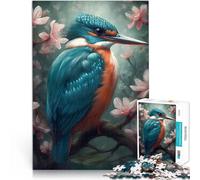 Puzzles de 1000 pièces pour Adolescents Le Monde Mythique du Martin-pêcheur Jouets éducatifs Œuvre d'art 52x38cm
