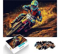 Puzzles de 1000 pièces pour Adolescents Les motocyclistes voyagent Activité familiale Car C'est Un pour Toute la Famille 75x50cm