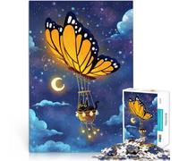 Puzzles de 1000 pièces pour Adolescents Les rêves du Chat Voyageur pour s'amuser en Famille Améliorer la mémoire 75x50cm