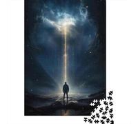 Puzzles De 1000 Pièces pour Adolescents Light of Hope Spiritual Journey Puzzle pour Adolescents Améliore La Mémoire Stimulant À Compléter Apprentissage Jouets Éducatifs 38x26cm/1000pcs