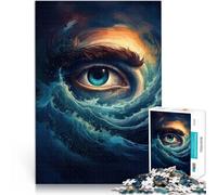 Puzzles de 1000 pièces pour Adolescents L'œil du Cyclone Défi Difficile pour soulager Le Stress Œuvre d'art 75x50cm