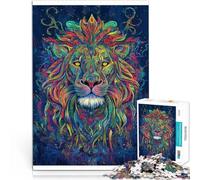 Puzzles de 1000 pièces pour Adolescents Lion sacré Séjour Anti-Stress pour Tuer Le Temps Renforcer l'amour Entre Les Couples 75x50cm