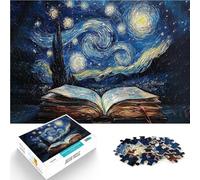 Puzzles de 1000 pièces pour Adolescents Livre de la Nuit étoilée Jouets Anti-Stress est idéal comme Cadeau pour Toute la Famille 52x38cm
