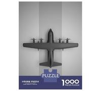 Puzzles De 1000 Pièces pour Adolescents Lockheed C130 Hercules Puzzles pour Adolescents, Jouets À Monter Soi-même, Analyse Et Logique, Cadeau d'anniversaire Ou De Noël 38x26cm/1000pcs