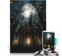 Puzzles de 1000 pièces pour Adolescents LUMIÈRES Magiques DE LA FORÊT Jeux de détente Cadeau d'anniversaire, Cadeaux, décoration Murale 75x50cm
