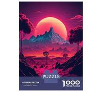 Puzzles De 1000 Pièces pour Adolescents Lunar Omen Puzzle Adulte Jeu Manuel Défi Difficile Cadeaux pour Amis Et Famille 38x26cm/1000pcs