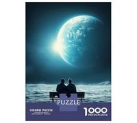 Puzzles De 1000 Pièces pour Adolescents Lunar Serenity Puzzles pour Adolescents, Jeu De Réflexion, Cadeau pour Femmes, Défi À Relever 70x50cm/1000pcs