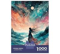 Puzzles De 1000 Pièces pour Adolescents Magic of The North Puzzles pour Adultes, Jouets, Décoration Murale, Cadeaux Uniques pour Femmes, Anniversaires Et Présents 70x50cm/1000pcs