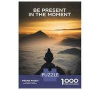 Puzzles De 1000 Pièces pour Adolescents Mindful Living Motivation Puzzle Adulte Jeu Manuel Cadeaux pour Femmes pour Anniversaire, Noël 38x26cm/1000pcs