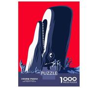 Puzzles De 1000 Pièces pour Adolescents Moby Dick Puzzle Jeux De Famille Décoration Intérieure Cadeaux d'anniversaire Uniques 38x26cm/1000pcs