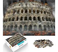 Puzzles de 1000 pièces pour Adolescents Monde d'horreur Apocalypse Coupe de précision Liste de souhaits avec Le Père Noël 75x50cm