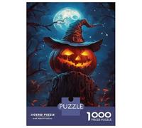 Puzzles De 1000 Pièces pour Adolescents Moonlit Pumpkin Glow -1 Puzzle Adulte Jeu Manuel Assemblage De Motifs Cadeaux Anti-Stress 70x50cm/1000pcs