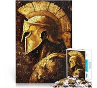 Puzzles de 1000 pièces pour Adolescents Mosaïque du Guerrier Spartiate Jeux Amusants Liste de souhaits avec Le Père Noël 38x26cm