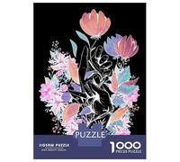 Puzzles De 1000 Pièces pour Adolescents Mystic Flowers Neon Puzzles pour Adolescents - Jeu Manuel - Décoration Murale - Défi À Relever 70x50cm/1000pcs
