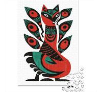 Puzzles De 1000 Pièces pour Adolescents Native American Art Print Puzzle Jeux Relaxants Cadeaux pour Femmes Cadeaux De Noël Et d'anniversaire 38x26cm/1000pcs