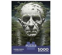 Puzzles De 1000 Pièces pour Adolescents Nature's Face Forests and Trees Puzzle pour Adolescents - Défi Difficile - Jeu Éducatif - Amusant en Famille Et Soirée Jeux 38x26cm/1000pcs