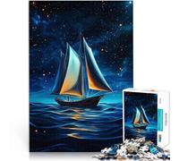 Puzzles de 1000 pièces pour Adolescents Naviguer sous Les étoiles Staycation Tuer Le Temps Cadeaux pour Les Amis et la Famille 38x26cm