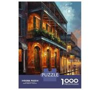 Puzzles De 1000 Pièces pour Adolescents New Orleans Beauty USA Casse-têtes pour Adultes, Jeu De Réflexion, Difficile, Amusant, Activités À La Maison 38x26cm/1000pcs
