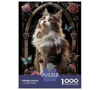 Puzzles De 1000 Pièces pour Adolescents Norwegian Forest Puzzle pour Adolescents - Défi Difficile - Jeu Éducatif - Amusant en Famille Et Soirée Jeux 52x38cm/1000pcs