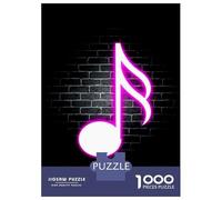 Puzzles De 1000 Pièces pour Adolescents Note Music Puzzles pour Adolescents, Jouets À Monter Soi-même, Analyse Et Logique, Cadeau d'anniversaire Ou De Noël 52x38cm/1000pcs